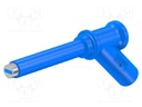 Probe tip; blue; 2A; Conform to: EN61010 1000VCAT IV; Ø: 7mm