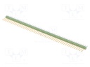 Pin header; pin strips; male; PIN: 50; straight; 2.54mm; THT; 1x50