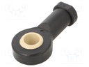 Ball joint; Øhole: 18mm; Thread: M18; Mat: igumid G; Pitch: 1,5