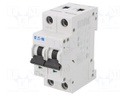 Circuit breaker; 230/400VAC; Inom: 16A; Poles: 2; DIN; Charact: C