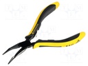 Pliers; curved,half-rounded nose; ESD; 145mm