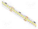 LED tape; white warm; 2835; 24V; LED/m: 224; 10mm; white PCB; IP20