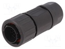 Connector: circular; Series: eco|mate Aquarius; plug; male; PIN: 19