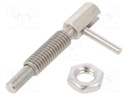 Mount.elem: indexing plungers; Plunger mat: stainless steel; 4mm